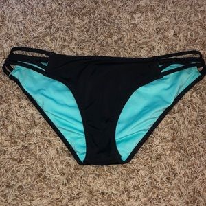 Black bathing suit bottoms